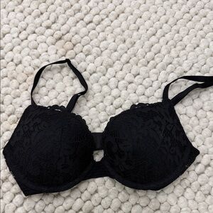 Victoria's Secret Black Lace Push-Up Bra